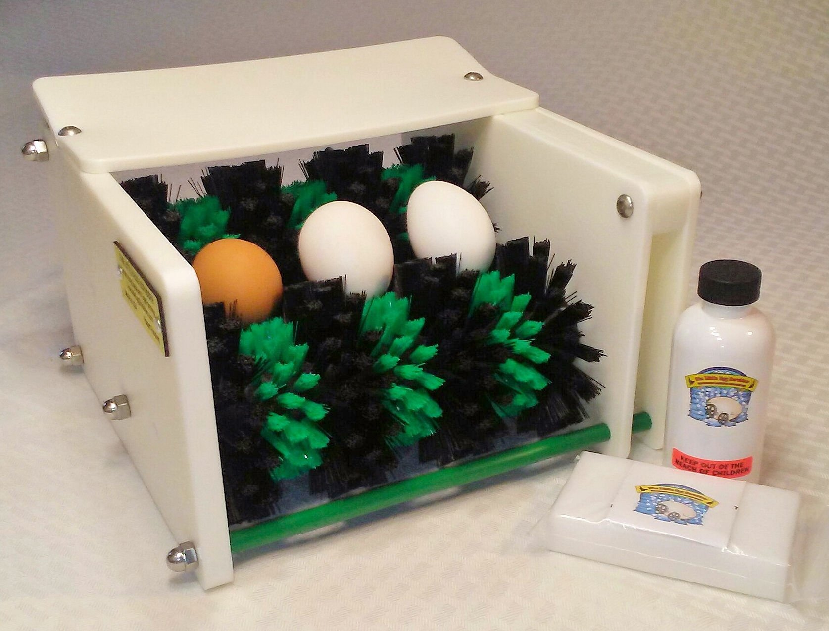 Power Scrub Egg Washer: Egg Washing Machine & Cleaner